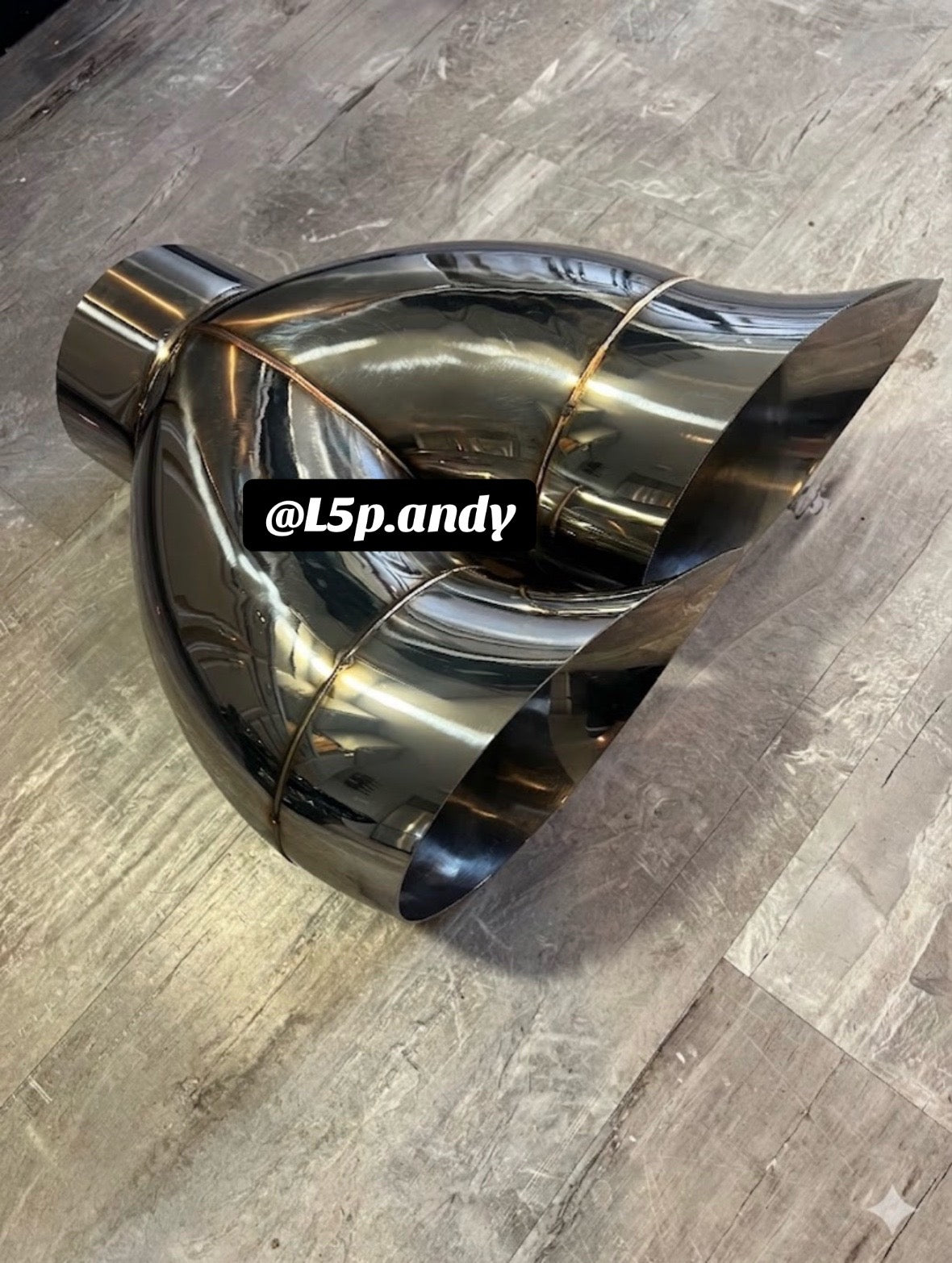 Dual Tear Drop Exhaust Tip