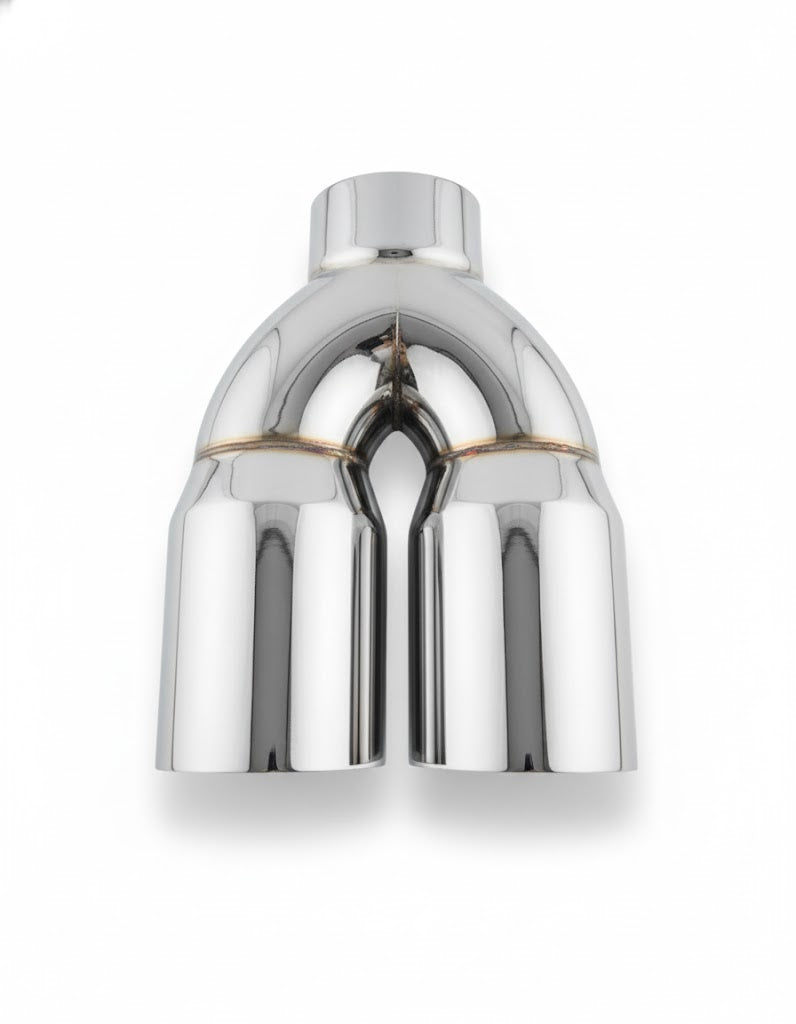 4” Inlet Diesel Dual Exhaust Tips